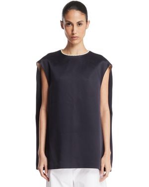 Carven Top Cocoon - Blu