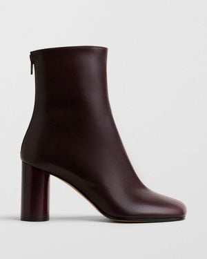 Phoebe Philo Tug Ankle Boot - Brown