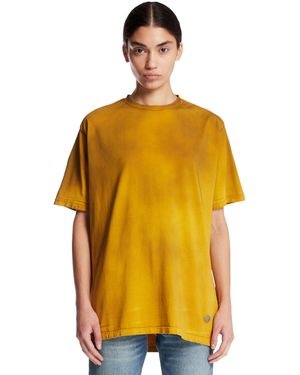 Antik Denim Phil Cotton T-Shirt - Yellow