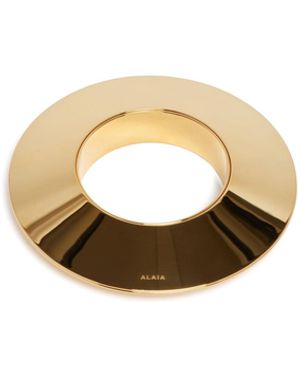 Alaïa Golden Blade Cuff Bracelet - Metallic