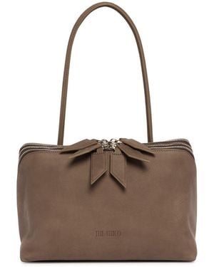 The Attico Leather L'Altra Di Milano Bag - Brown