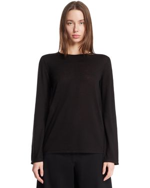 The Row Monton Cashmere T-Shirt - Black