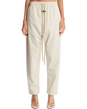 Fear Of God Trousers With Side Zipper - Natural
