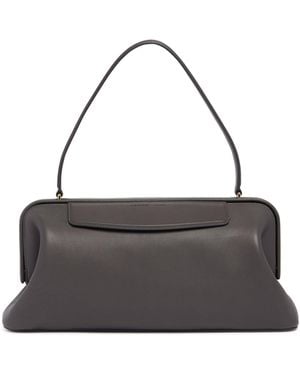 Carven Carmen Leather Shoulder Bag - Grey