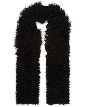 KULAKOVSKY Shearling Collar - Black