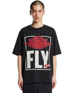 Nike Air Jordan X Levi's Printed T-Shirt - Black
