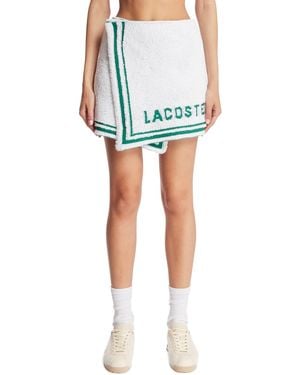 Lacoste Boucle Knit Mini Skirt - Blue