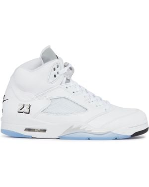 Nike Sneakers Air Jordan 5 Retro Bianche - Bianco