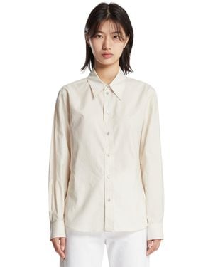 Lemaire Cotton And Silk Shirt - White