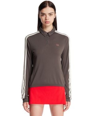 NikeSKIMS Long Sleeve Polo - Red