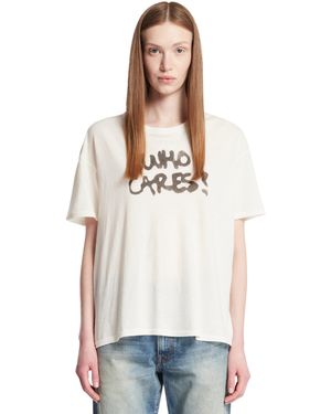 R13 Cotton T-Shirt - White