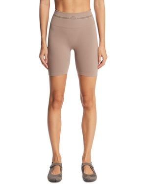 Nike Skims Ribbed Seamless Shorts - Natural