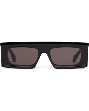Alaïa Rectangular Shield Sunglasses - Grey