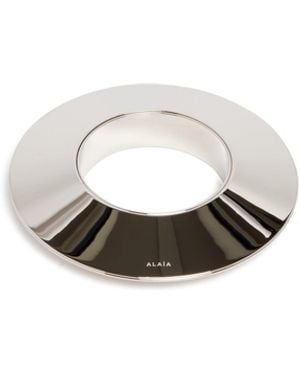 Alaïa Blade Cuff Bracelet - White