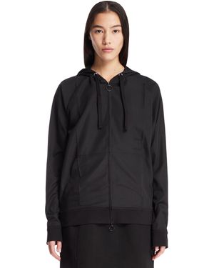 Setchu Felpa Con Zip Nera - Nero