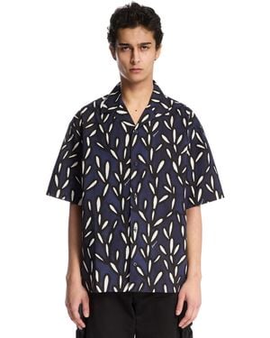 Jacquemus La Chemise Jean Printed - Black