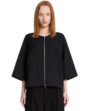 Studio Nicholson Tuttle Zip Blouse - Black