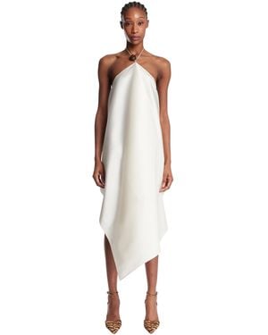 Diana Milkanova Studio Silk Oversized Top - White