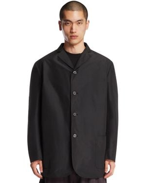 Jil Sander Single-Breasted Jacket - Black