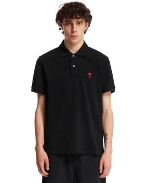 Ami Paris Polo Ami De Coeur Nera - Nero