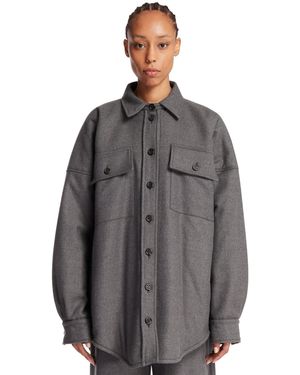 ARMARIUM Wool Overshirt - Grey