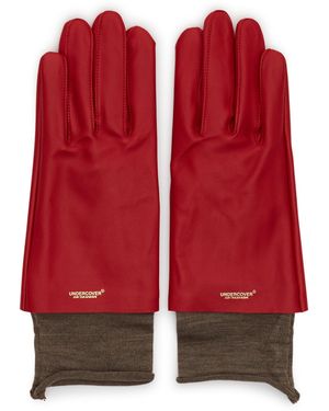 Undercover Layered Leather Gloves
