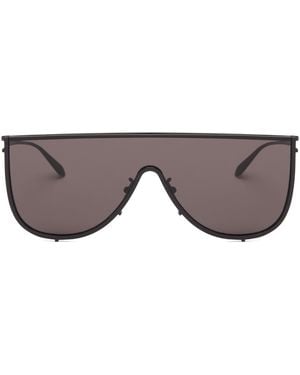Alaïa Metal Shield Sunglasses - Grey