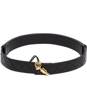Bottega Veneta Cintura A Incastro Nera - Nero