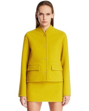 Rier Ochre Walker Wool Jacket - Yellow