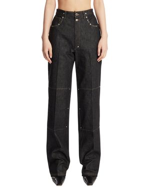 Lemaire Studded Jeans - Black