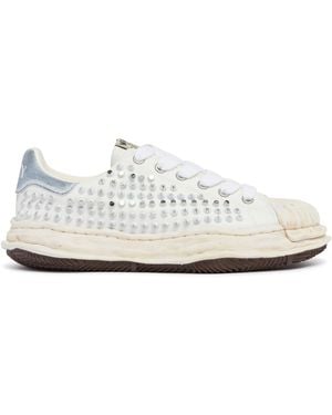 Maison Mihara Yasuhiro Studded Charles Trainers - White