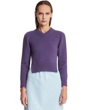 JULIE KEGELS Maglione Shrunken Viola