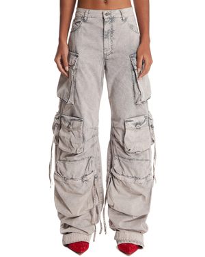 The Attico Jeans Cargo Fern Grigi - Grigio