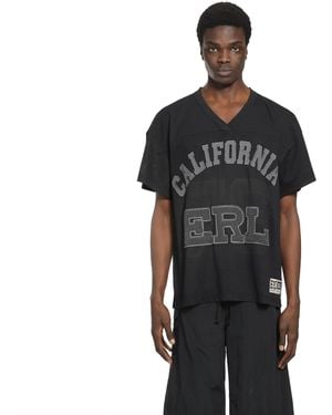 ERL Football Mesh T-Shirt - Black