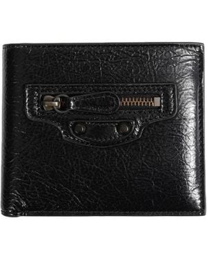 Balenciaga Le City Aquare Folded Wallet - Black