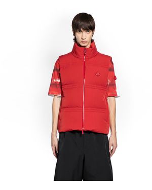 Moncler Genius Asap Rocky Sparky Short Down Vest - Red
