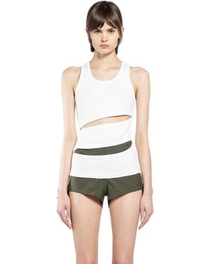 Coperni Spiral Tank Top - White