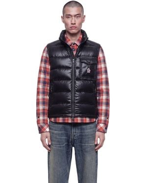 Moncler Uychi Short Down Vest - Black