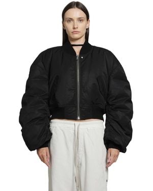 Rick Owens Tower Secchia Fight Jacket - Black