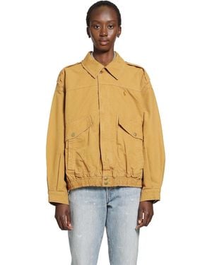 Polo Ralph Lauren Cotton Canvas Bomber Jacket - Metallic