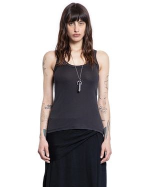 Lemaire Ribbed Tank Top - Blue