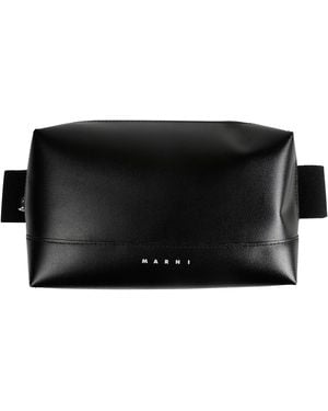 Marni Bumbag With Ribbon Belt - Black