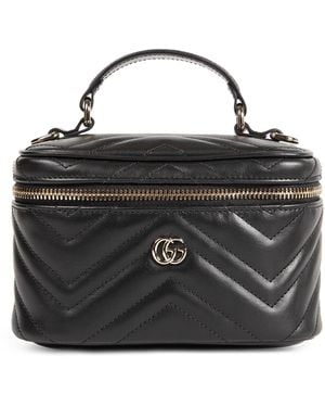 Gucci Gg Marmont Mini Vanity Bag - Black