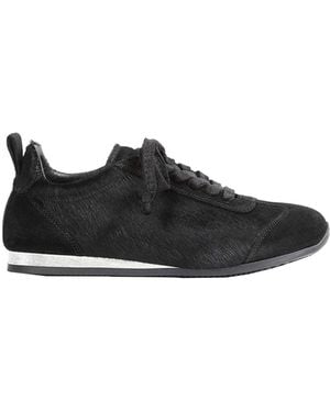 Uma Wang Calf Hair Trainers - Black