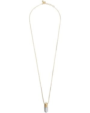 Miu Miu Pill Necklace - White