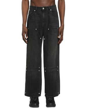 44 Label Group Hpostar Workwear Jeans - Black