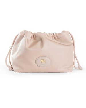 Burberry Horseshoe Reversible Drawstring Pouch in Pink | Lyst