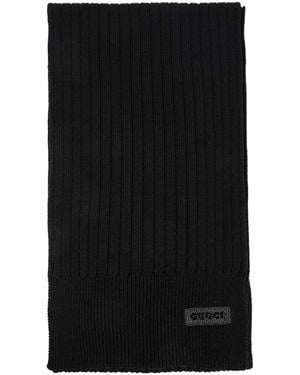 Gucci Wool Scarf - Black