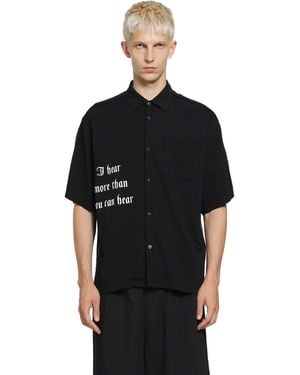 Undercover Printed Short Sleeve Shirt - Blue