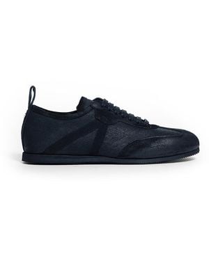 Ann Demeulemeester Siru Soft Low-Top Boxing Trainers - Blue